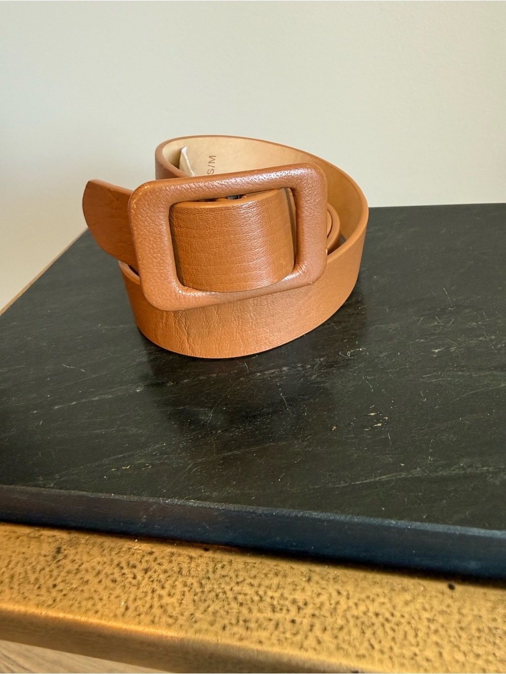 J. Crew Tan Leather Belt - Picture 2 of 7